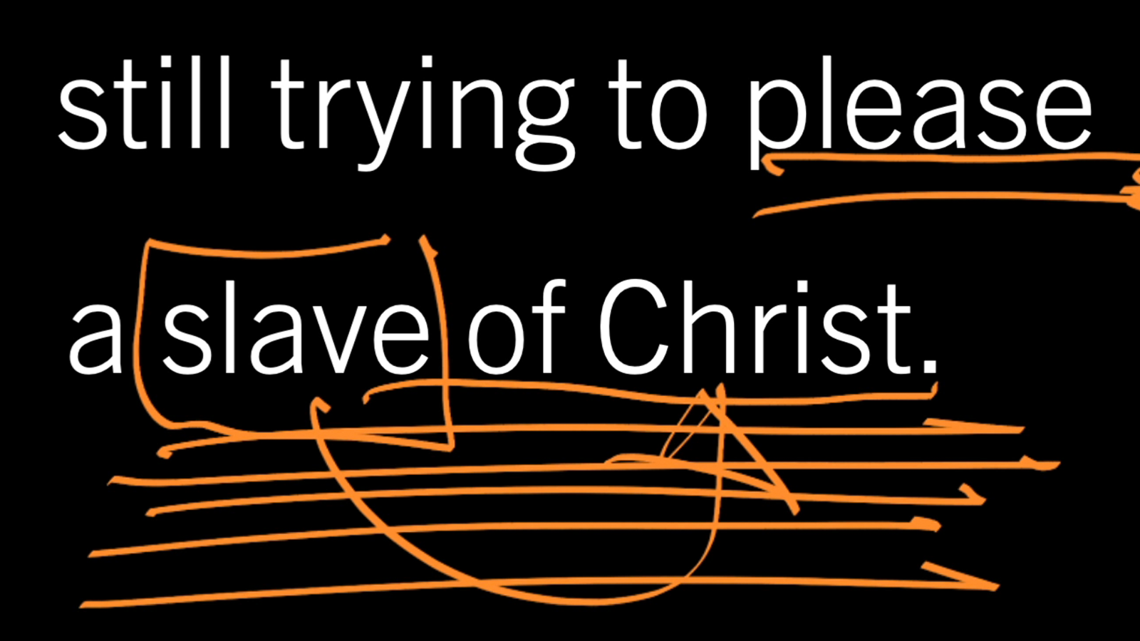 A Man Who Refused to Please Men: Galatians 1:10