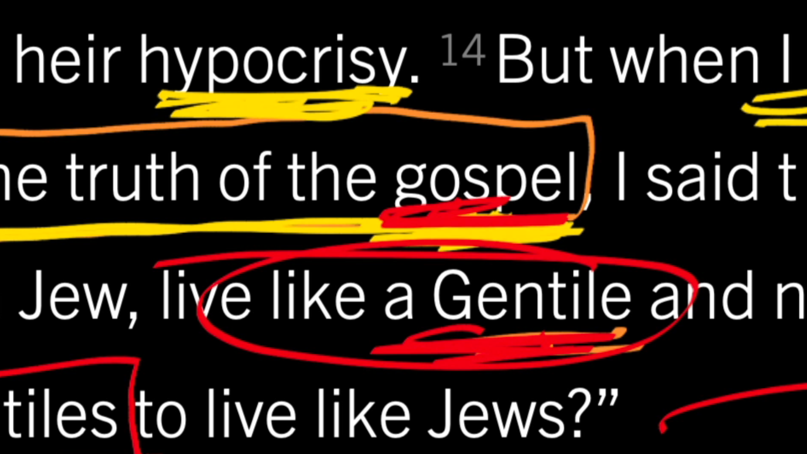 An Apostle’s Failure to Live the Gospel: Galatians 2:11–14