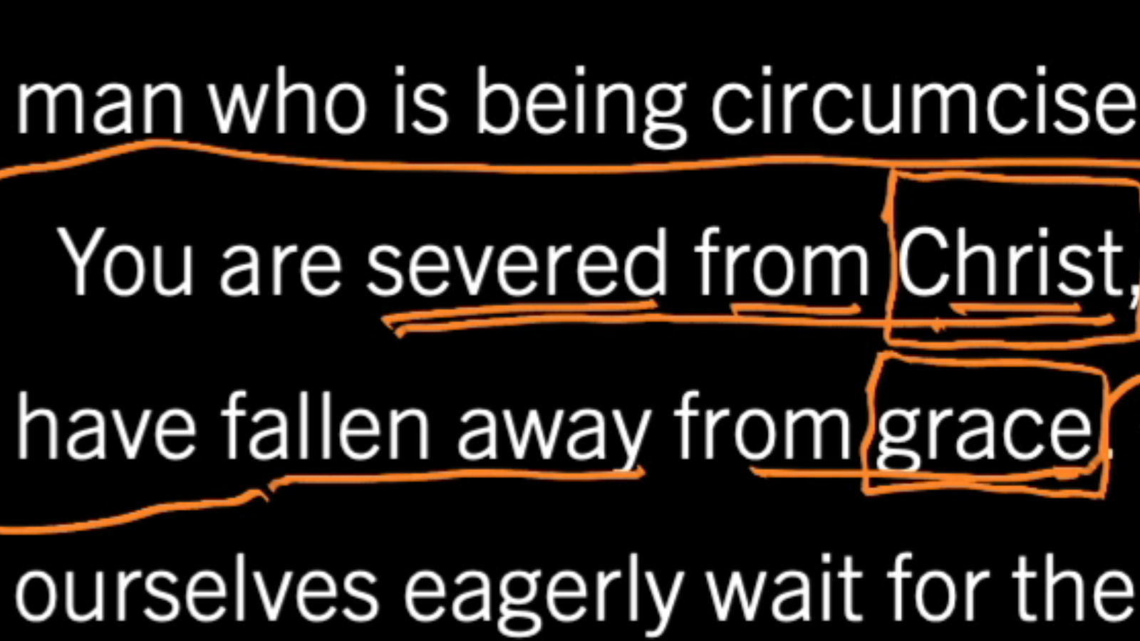 Can You Lose Your Salvation? Galatians 5:1–6, Part 6