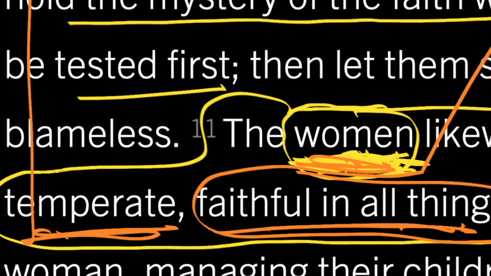 Did the Deacons Include Women? 1 Timothy 3:8–13, Part 1