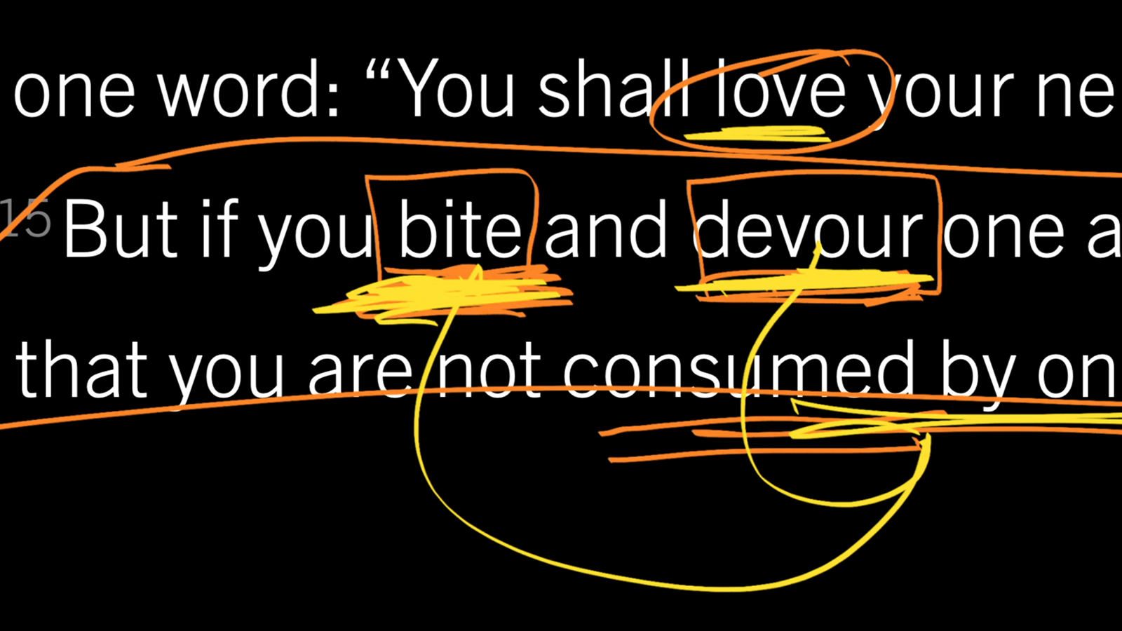 Don’t Devour One Another: Galatians 5:13–15, Part 5