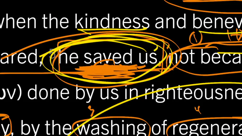 Don’t Miss the Diamonds in the Chest of Salvation: Titus 3:4–7, Part 3