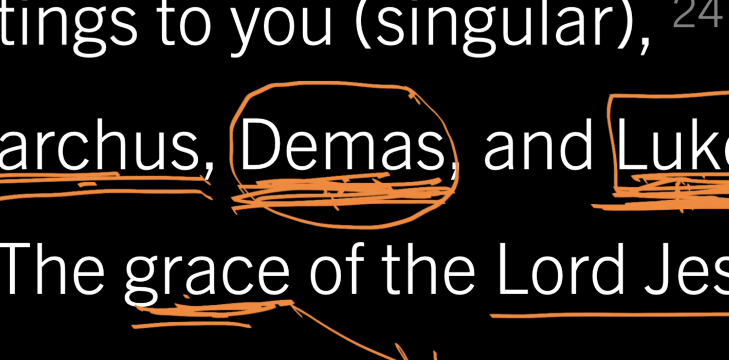 Fellow Workers Full of Grace for Philemon: Philemon 23–25, Part 2