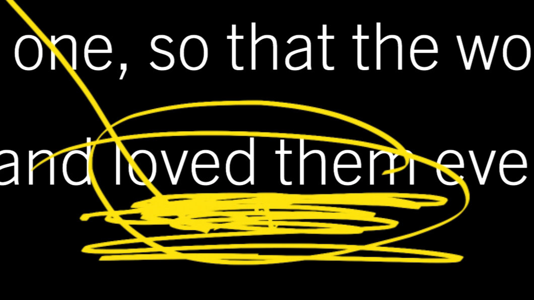 For God So Loved the World