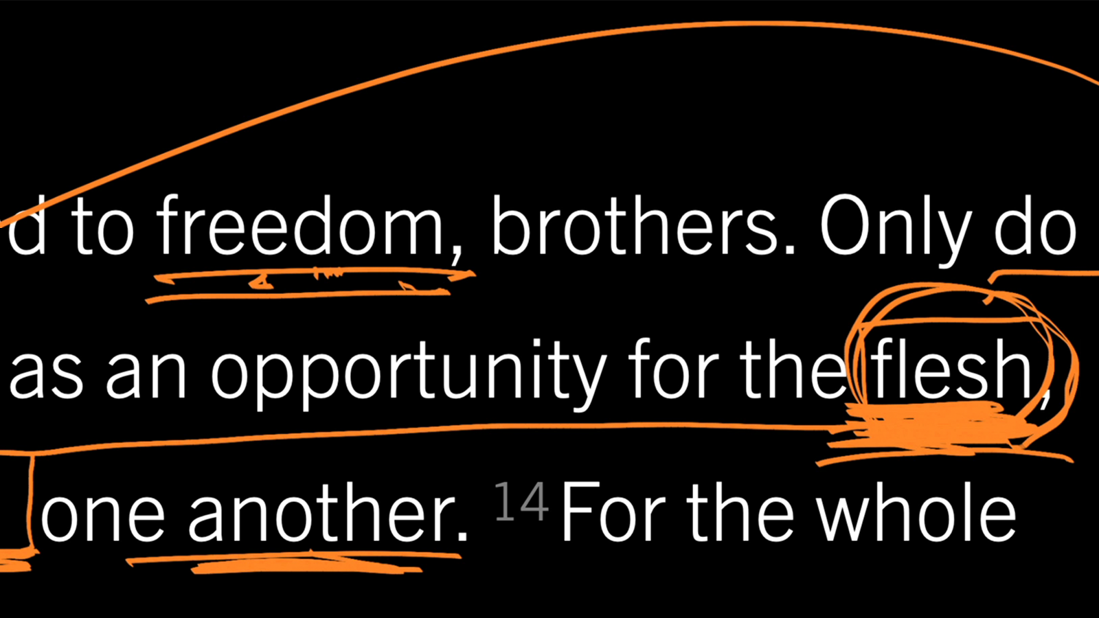 Freed from Flesh to Love: Galatians 5:13–15, Part 2