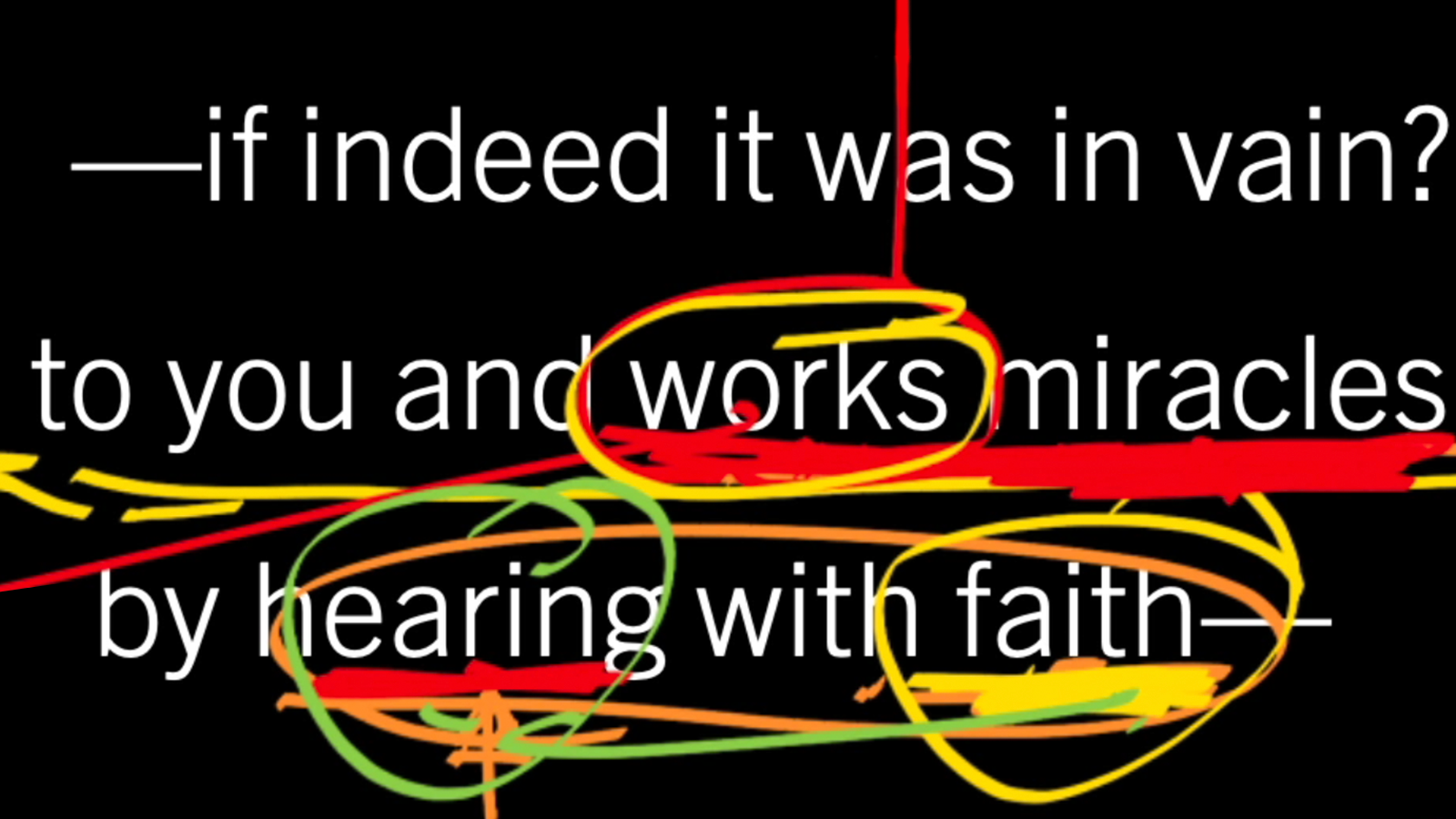 God Works Wonders Through Faith: Galatians 3:1–5, Part 3