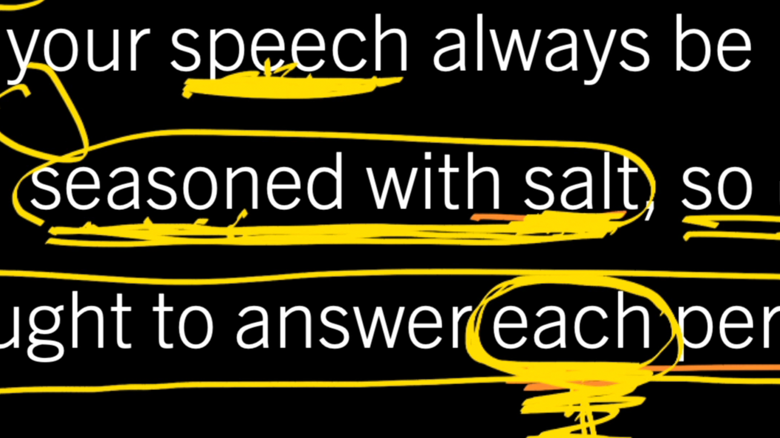 Grace and Salt for Each Outsider: Colossians 4:5–6