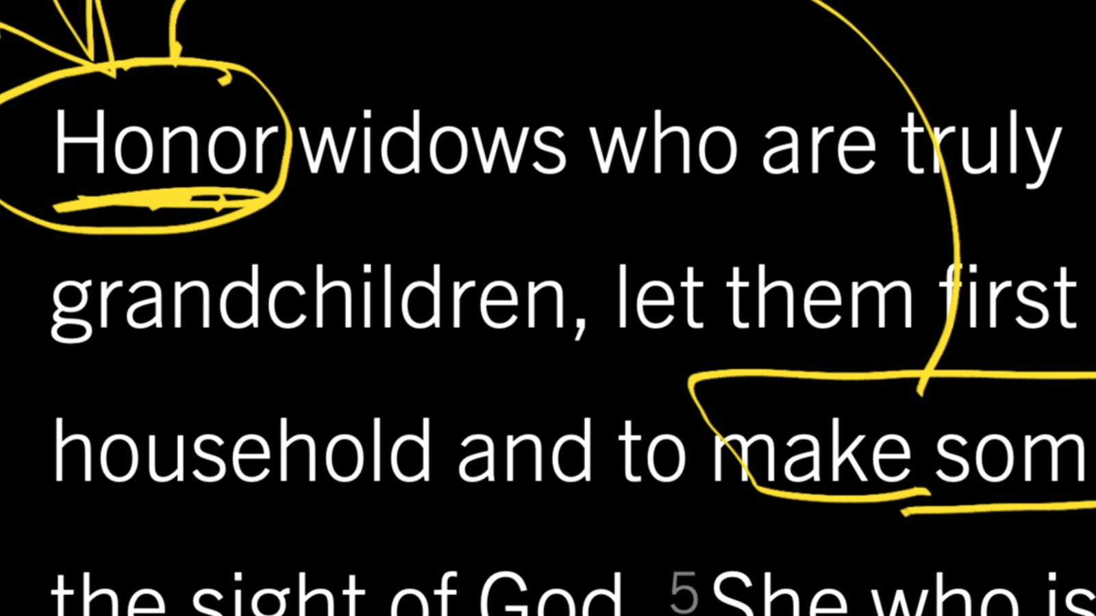 Honor Your Widowed Mother with Financial Help: 1 Timothy 5:3–8, Part 1