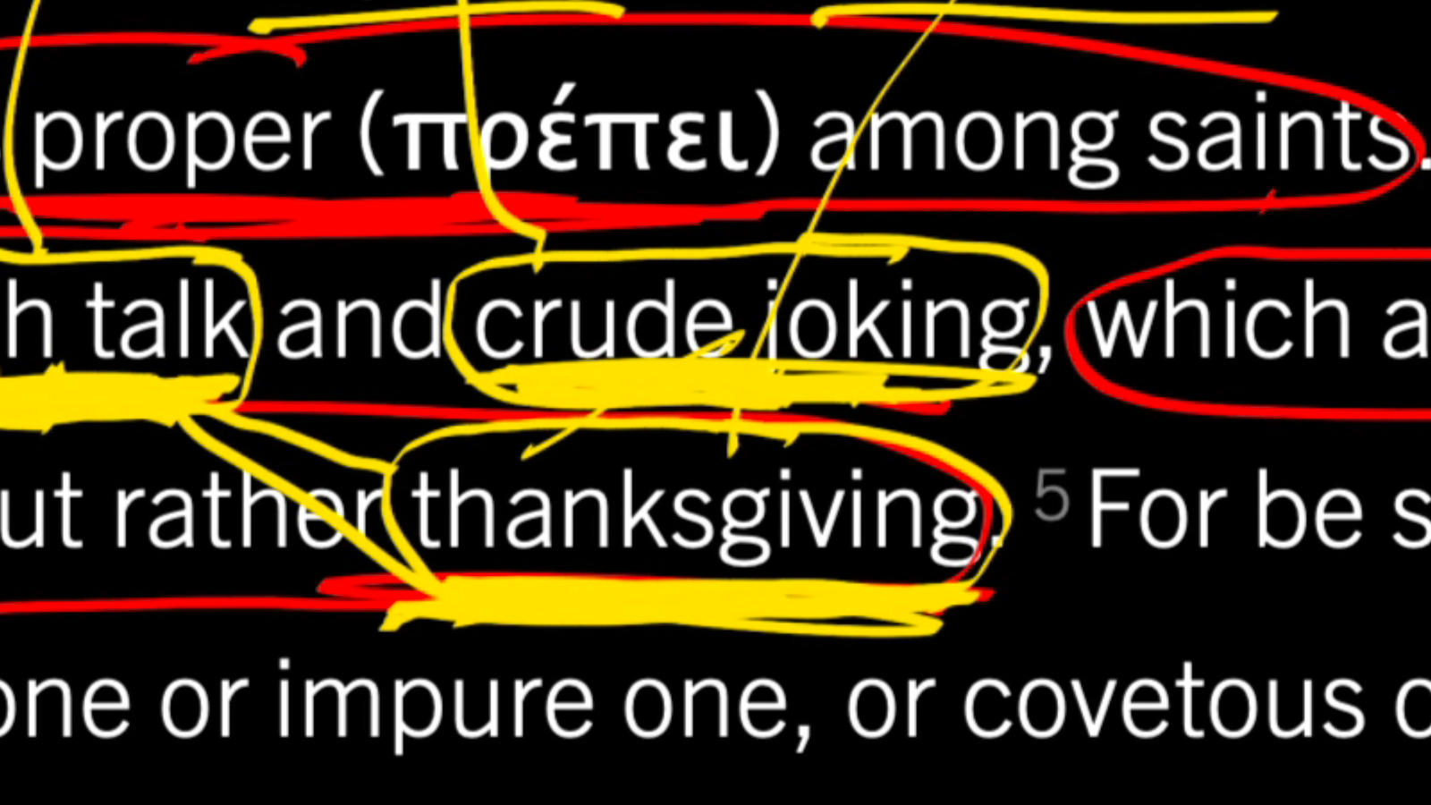 How Does Thankfulness Clean Up the Mouth? Ephesians 5:3–7, Part 5