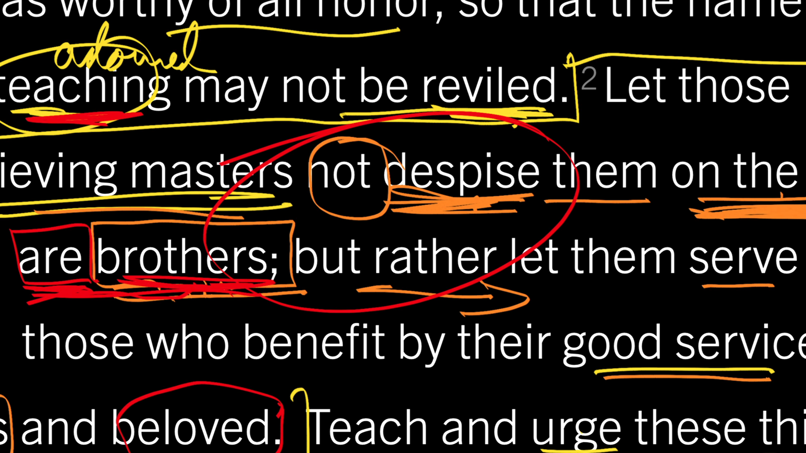 How Shall a Christian Slave Relate to a Believing Master? 1 Timothy 6:1–2, Part 2