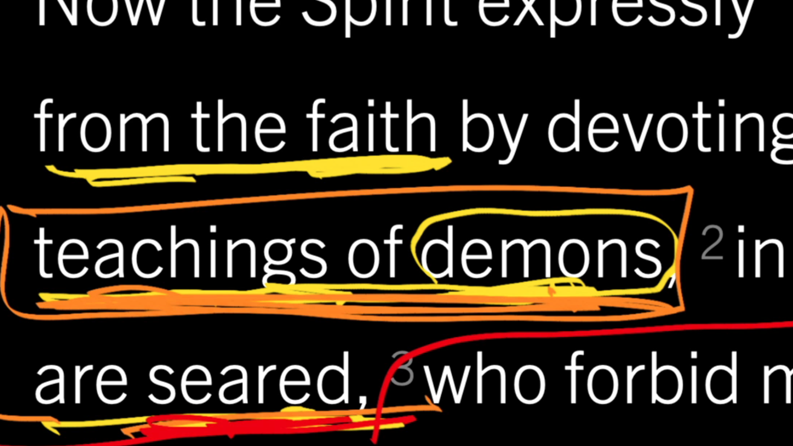 How to Believe in the Teachings of Demons: 1 Timothy 4:1–5, Part 2