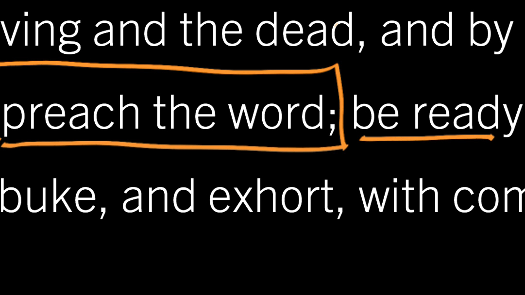 2 Timothy 3:16–4:5: How to Pray for Your Pastor’s Sermon
