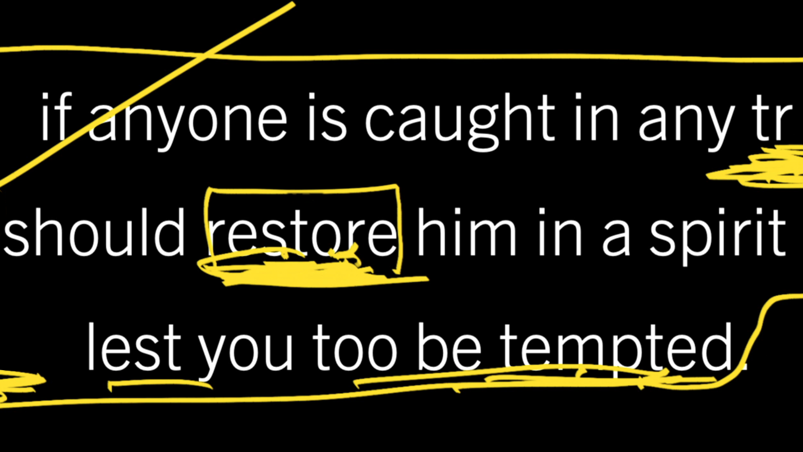 How to Restore a Sinning Saint: Galatians 6:1–5, Part 1