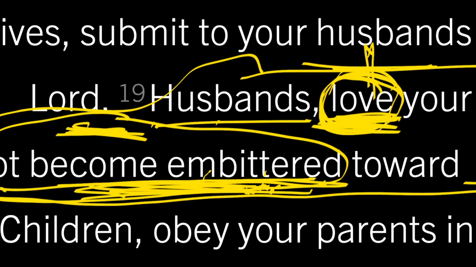 Husbands, Love Your Wives! Colossians 3:18–21, Part 5