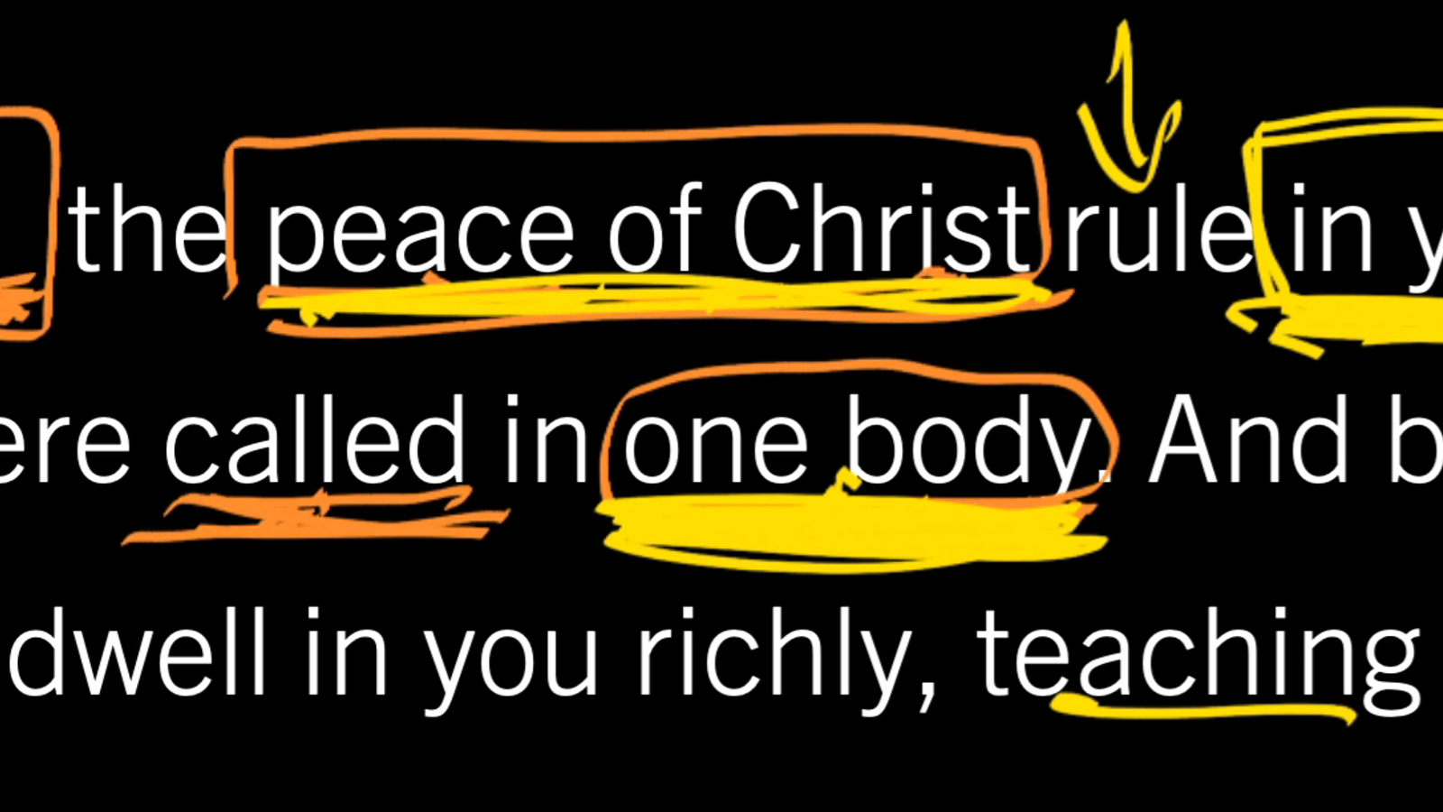 Is Christian Peace in My Heart or in the Church? Colossians 3:15–17, Part 1