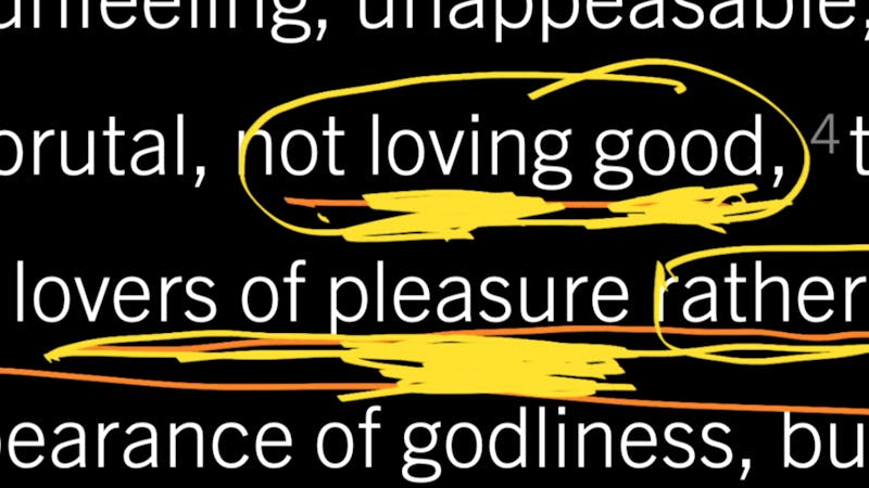Is It Wrong to Be a Lover of Pleasure? 2 Timothy 3:1–5, Part 4 Is It Wrong to Be a Lover of Pleasure? 2 Timothy 3:1–5, Part 4
