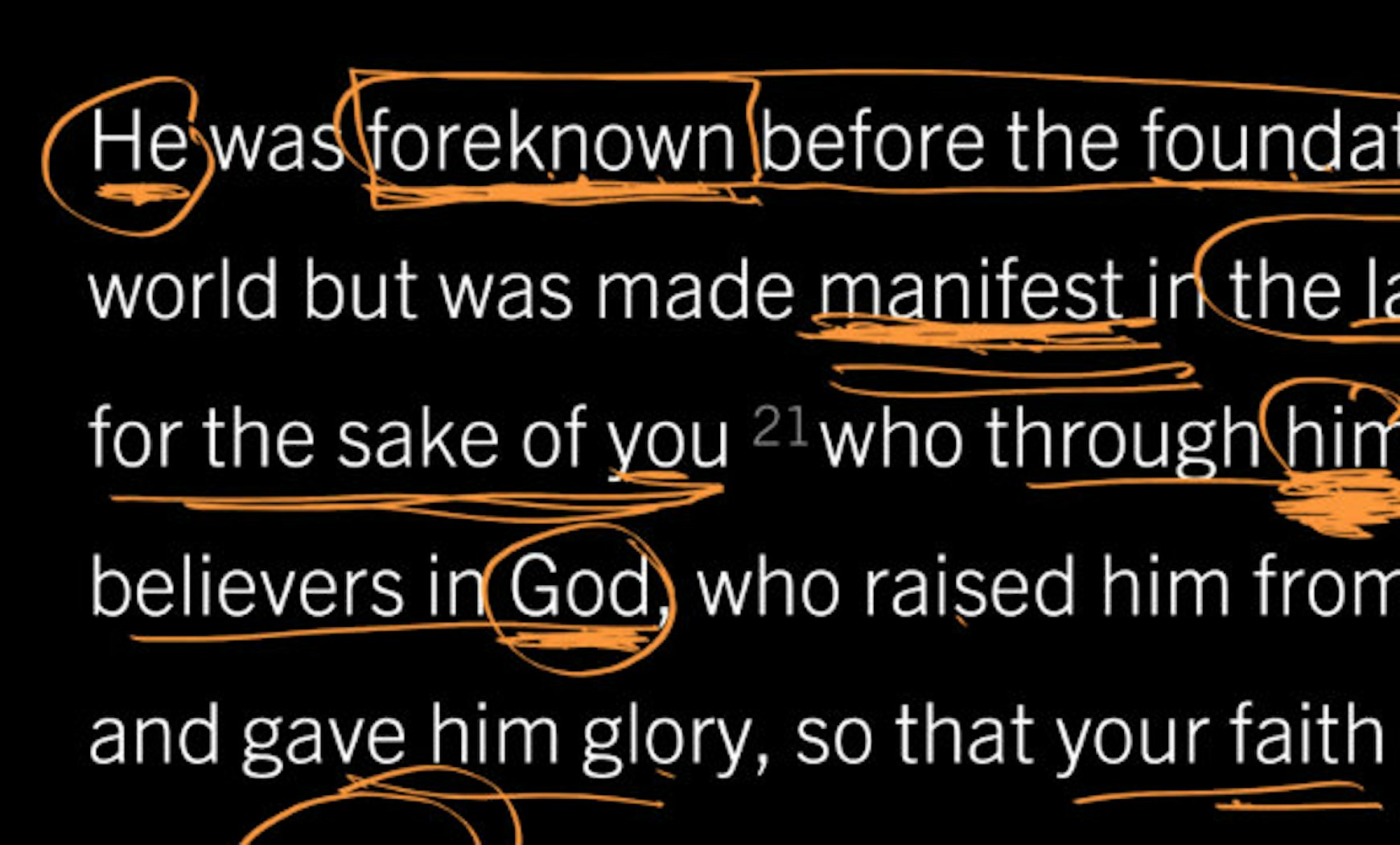 1 Peter 1 20 21 Jesus Christ The Beginning And The End Desiring God