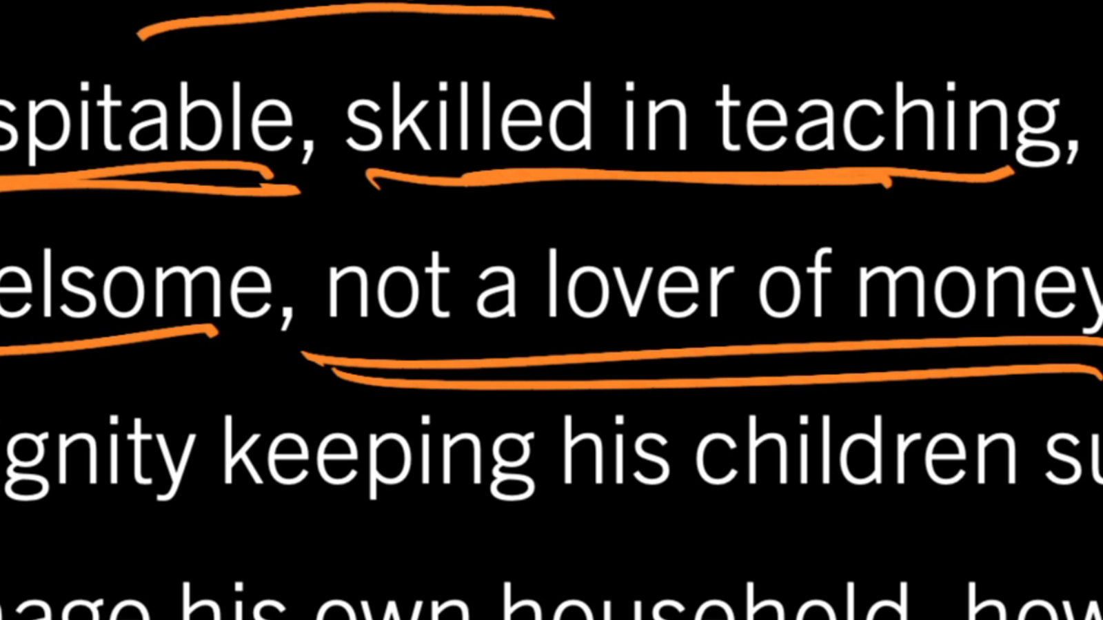 Not Driven by Appetite or Money: 1 Timothy 3:1–7, Part 4