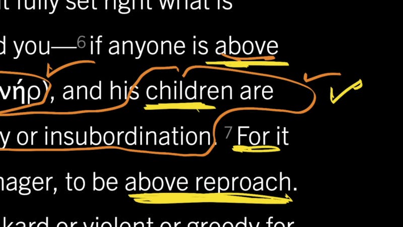 One Wife, Faithful Children: Titus 1:5–9, Part 3 One Wife, Faithful Children: Titus 1:5–9, Part 3
