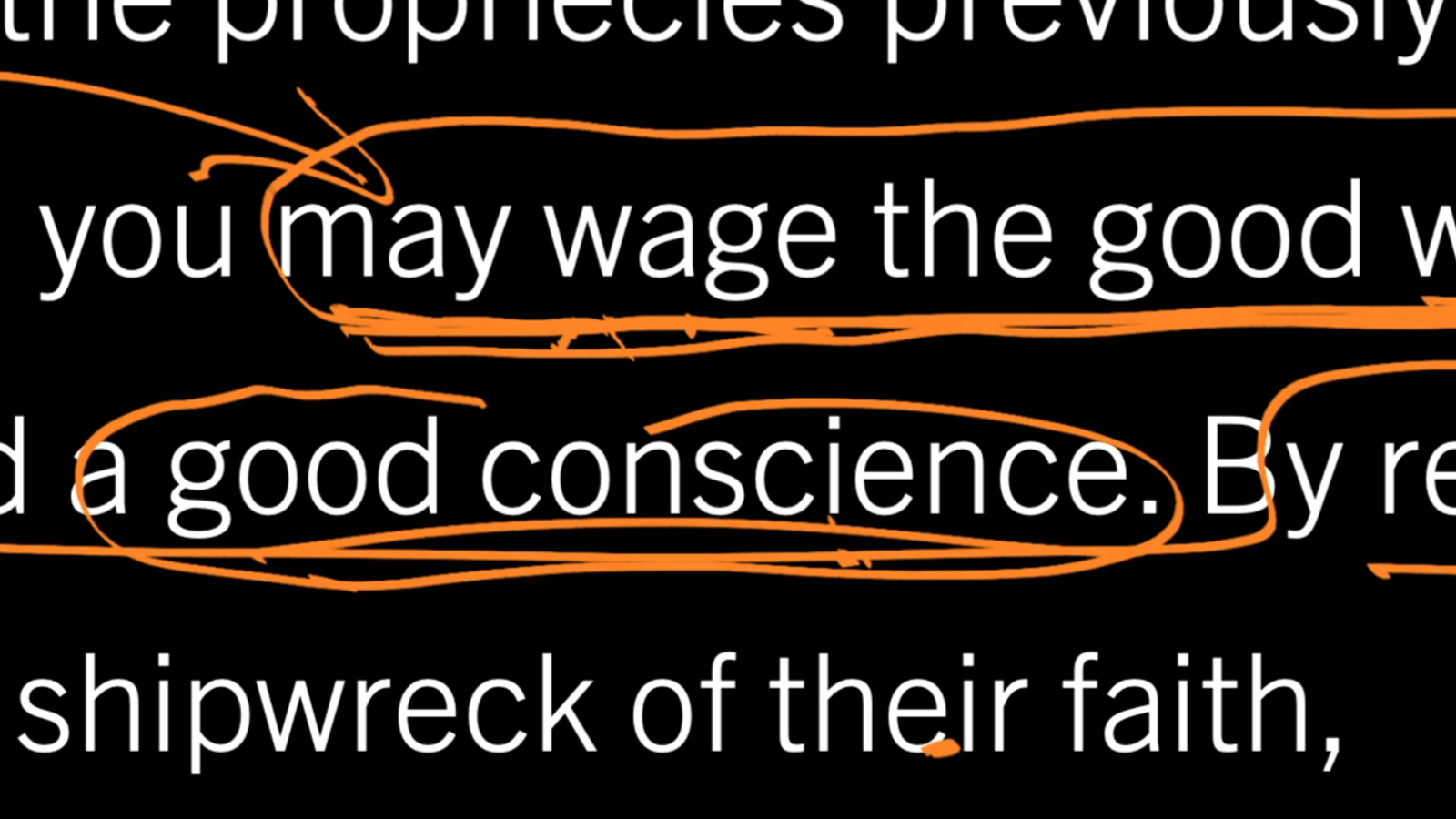 Pastor, Soldier, Athlete, Farmer, Manager: 1 Timothy 1:18–20, Part 2