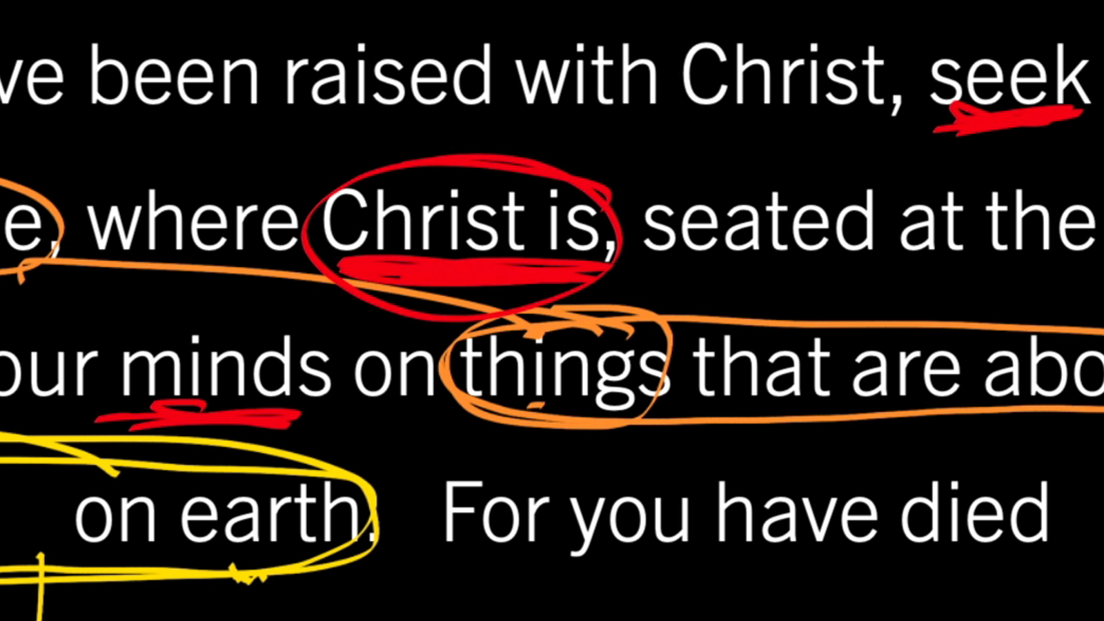 Relentlessly Seek Reality Above: Colossians 3:1–4, Part 8