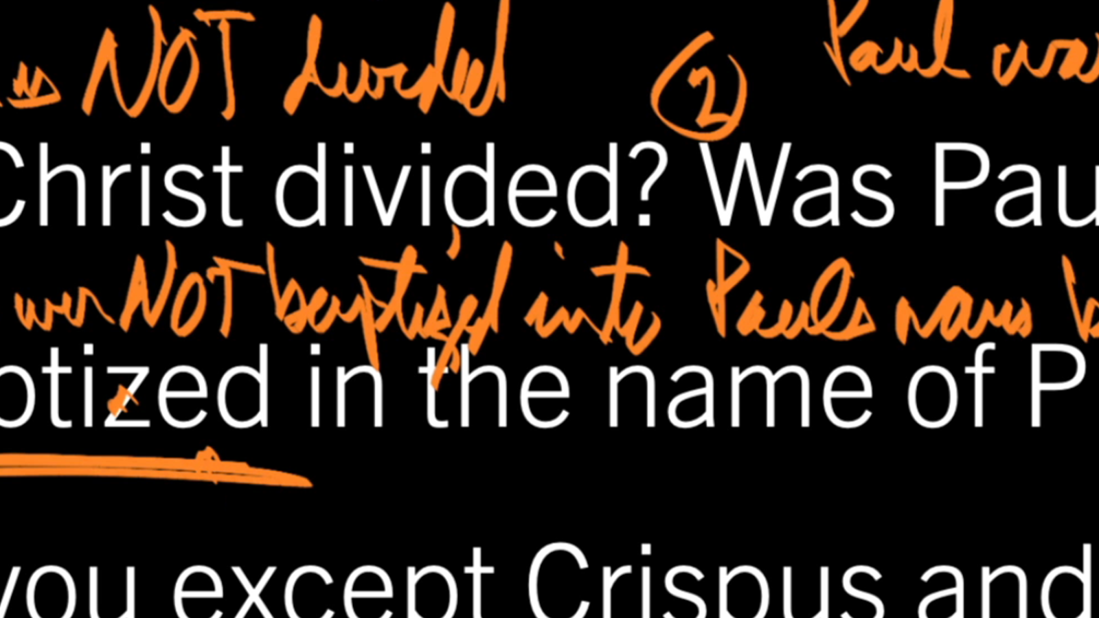 1 Corinthians 1:13–17, Part 1: Antidote to Disharmony: Christ’s Unity, Christ’s Death, Christ’s Name