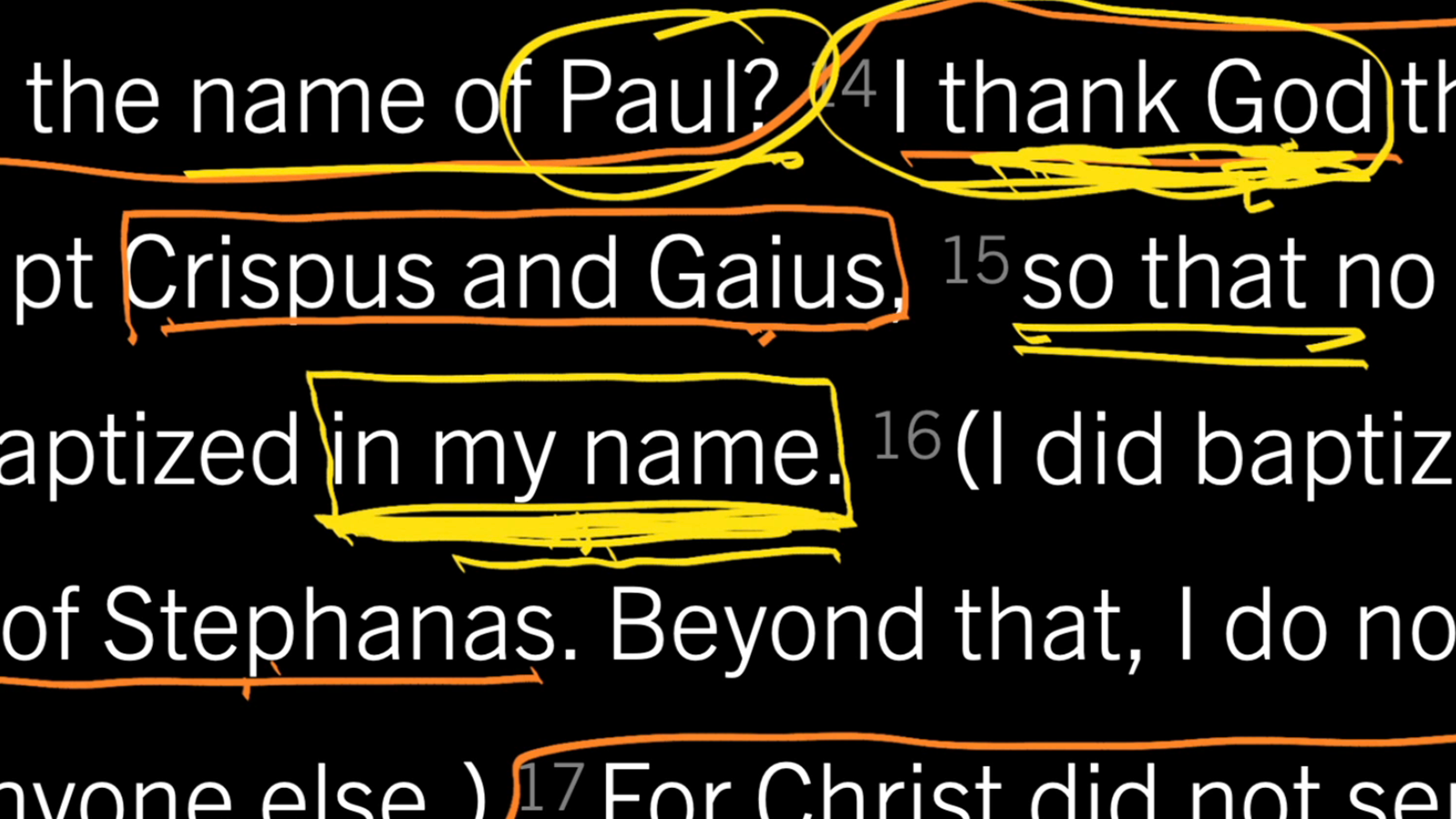 1 Corinthians 1:13–17, Part 2: Why God Kept Paul from Baptizing