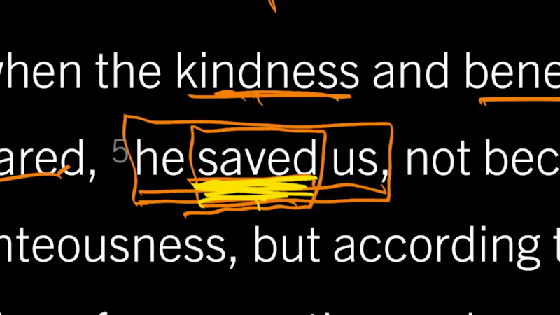 Saved from What? Titus 3:4–7, Part 2 Saved from What? Titus 3:4–7, Part 2