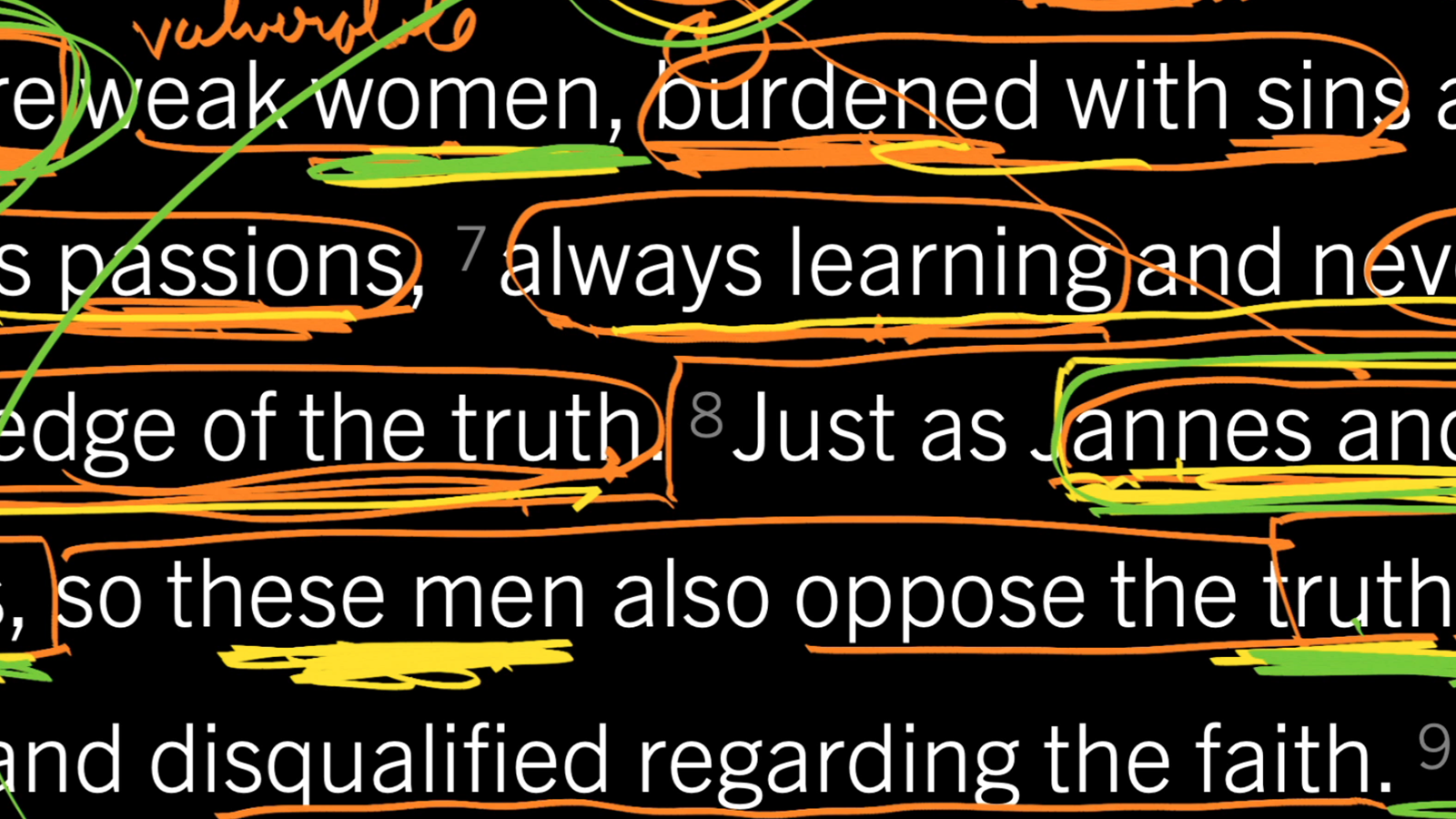 Snatching Women and Stumbling to Ruin: 2 Timothy 3:6–9