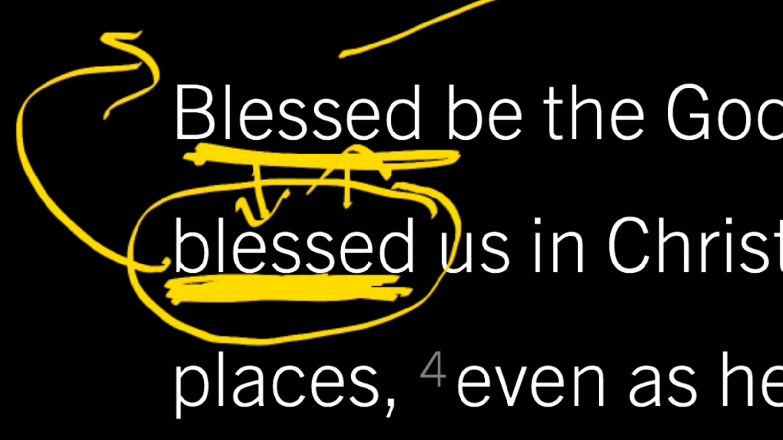 Studying the Bible as Worship: Ephesians 1:3–6, Part 1