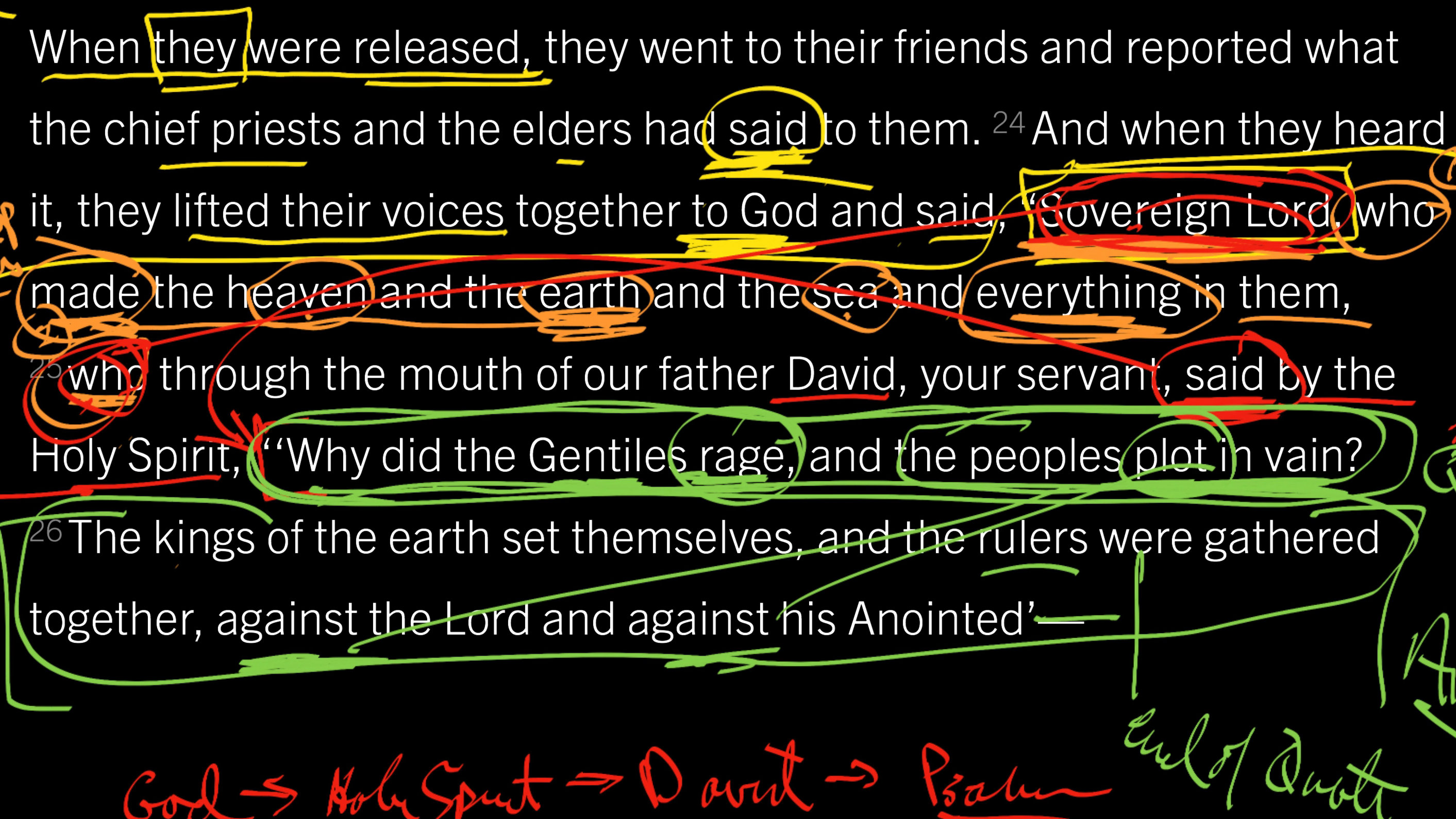 Acts 4:23–30: Sufferers Need a Sovereign God