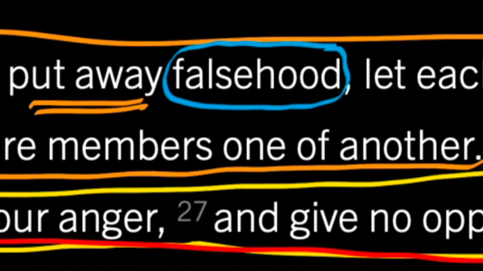 Take Off the Old Uniform, Put On the New: Ephesians 4:25–29, Part 1