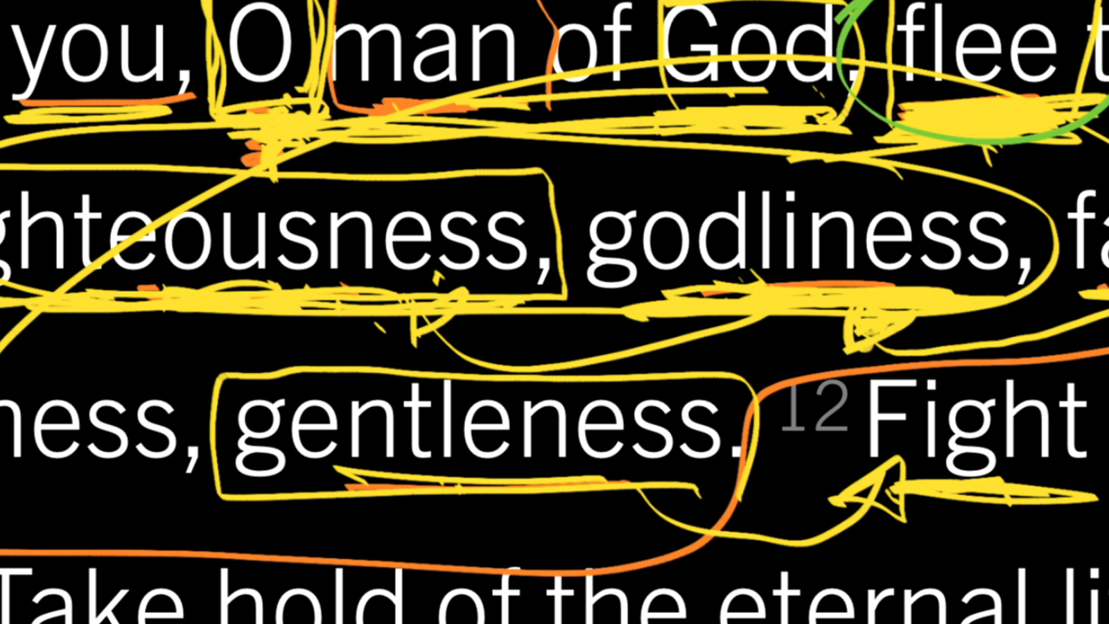 The Christian Life as Fleeing and Pursuing: 1 Timothy 6:11–12, Part 1