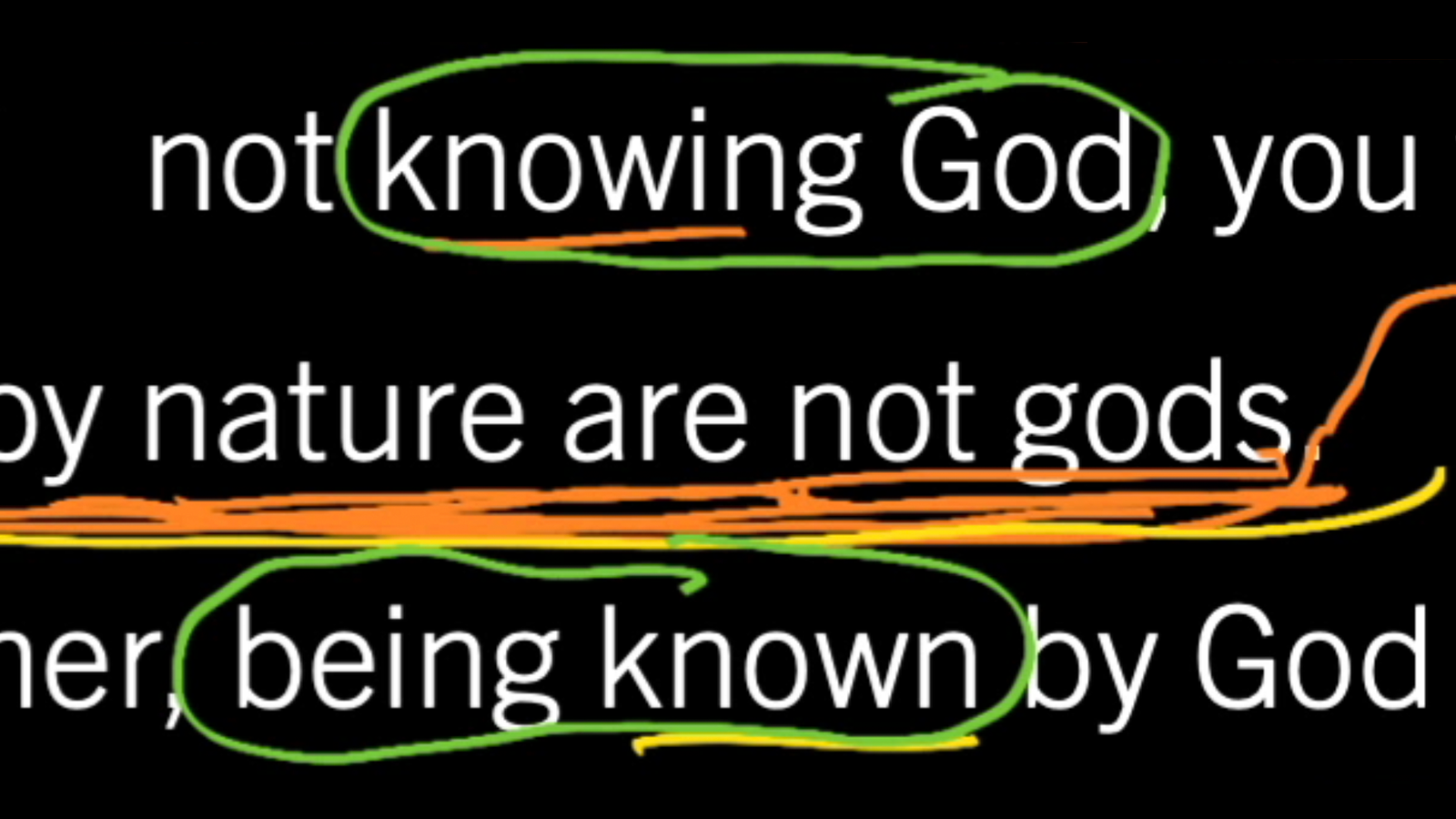 The Incomprehensibility of Turning to Law: Galatians 4:8–11, Part 1