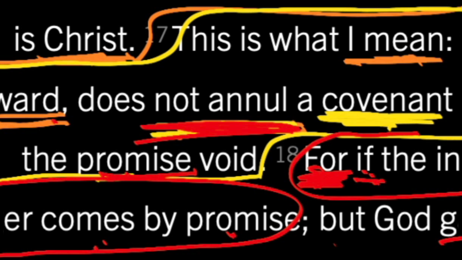 The Law Did Not Teach Life Comes Through Law: Galatians 3:15–18, Part 1