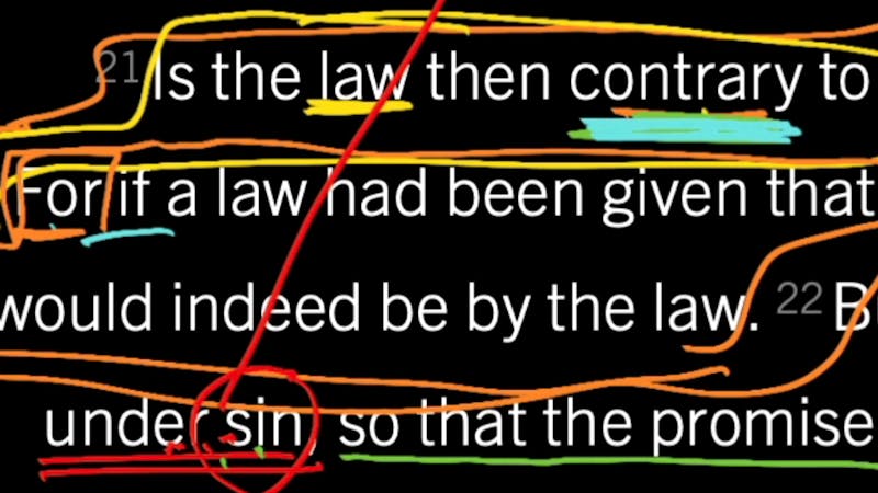 The Law Imprisoned People Under Sin: Galatians 3:19–22, Part 1