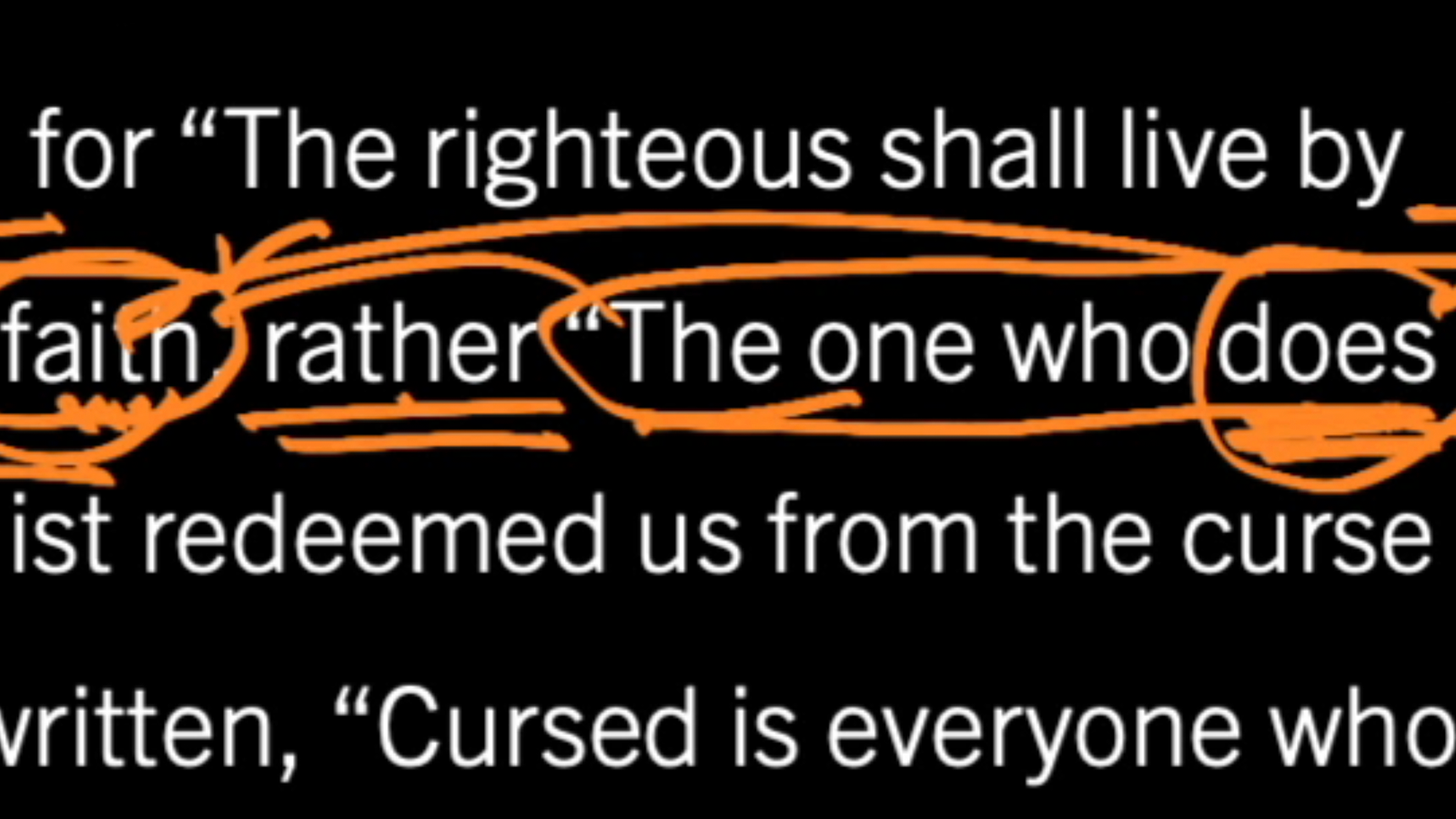 The Law Is Not of Faith? Galatians 3:10–14, Part 2
