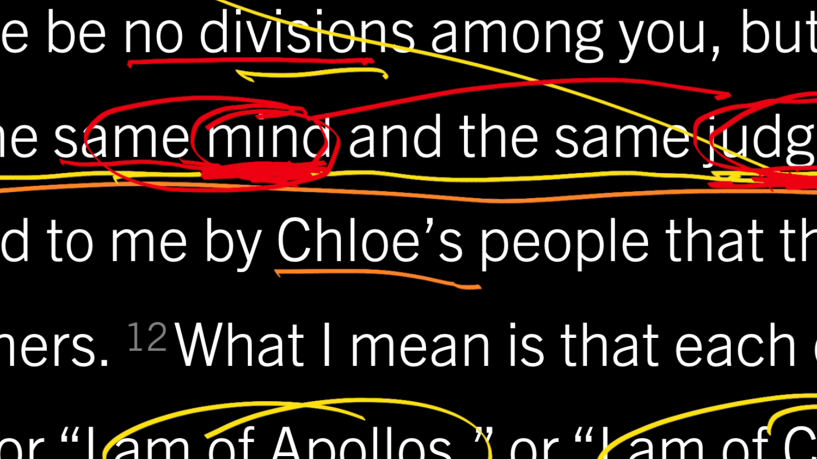 The Miracle Alternative to Factions in the Church: 1 Corinthians 1:10–12