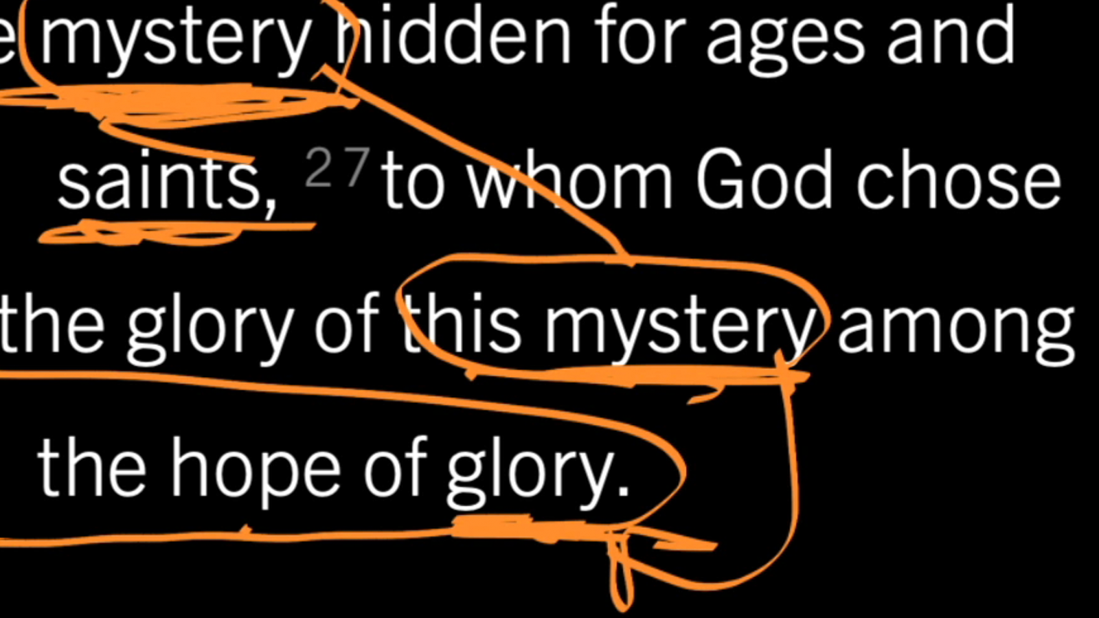 The Wealth of the Glory of Mystery: Colossians 1:24–27, Part 4