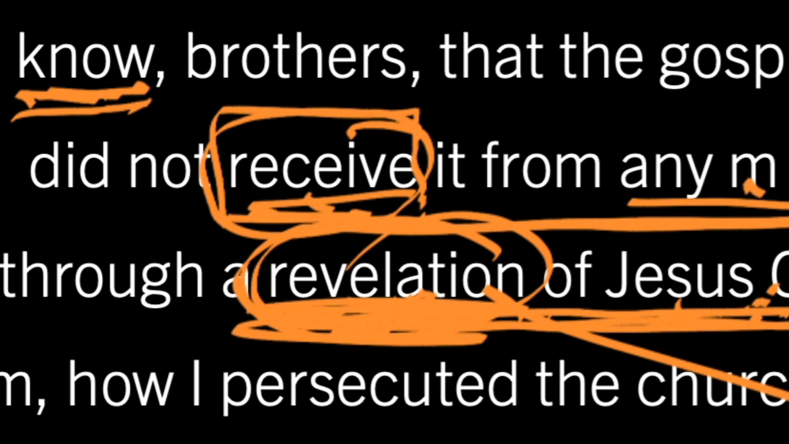 This Gospel Did Not Come from Man: Galatians 1:11–17, Part 1