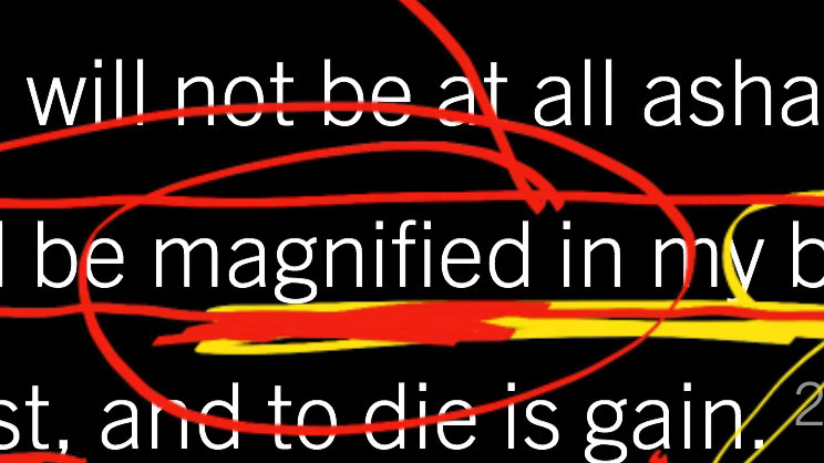 Philippians 1:20–26: To Live Is Christ