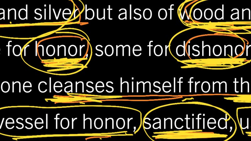 What Are Vessels for Honor and Dishonor? 2 Timothy 2:20–21 What Are Vessels for Honor and Dishonor? 2 Timothy 2:20–21