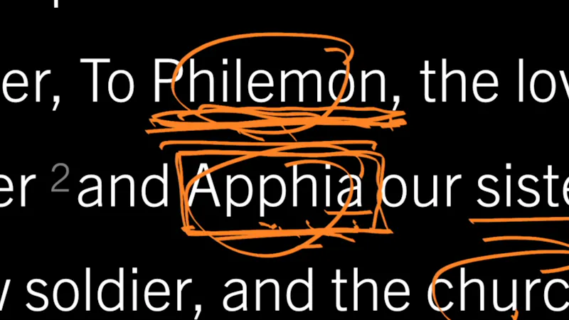 What Is the Letter to Philemon About? Philemon 1–25 episode artwork