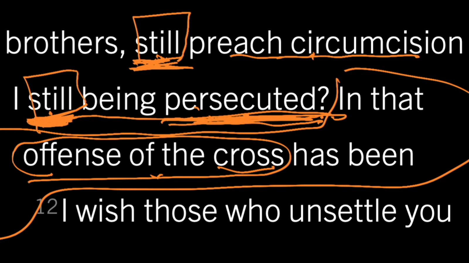 What Is the Offense of the Cross? Galatians 5:11–12, Part 1
