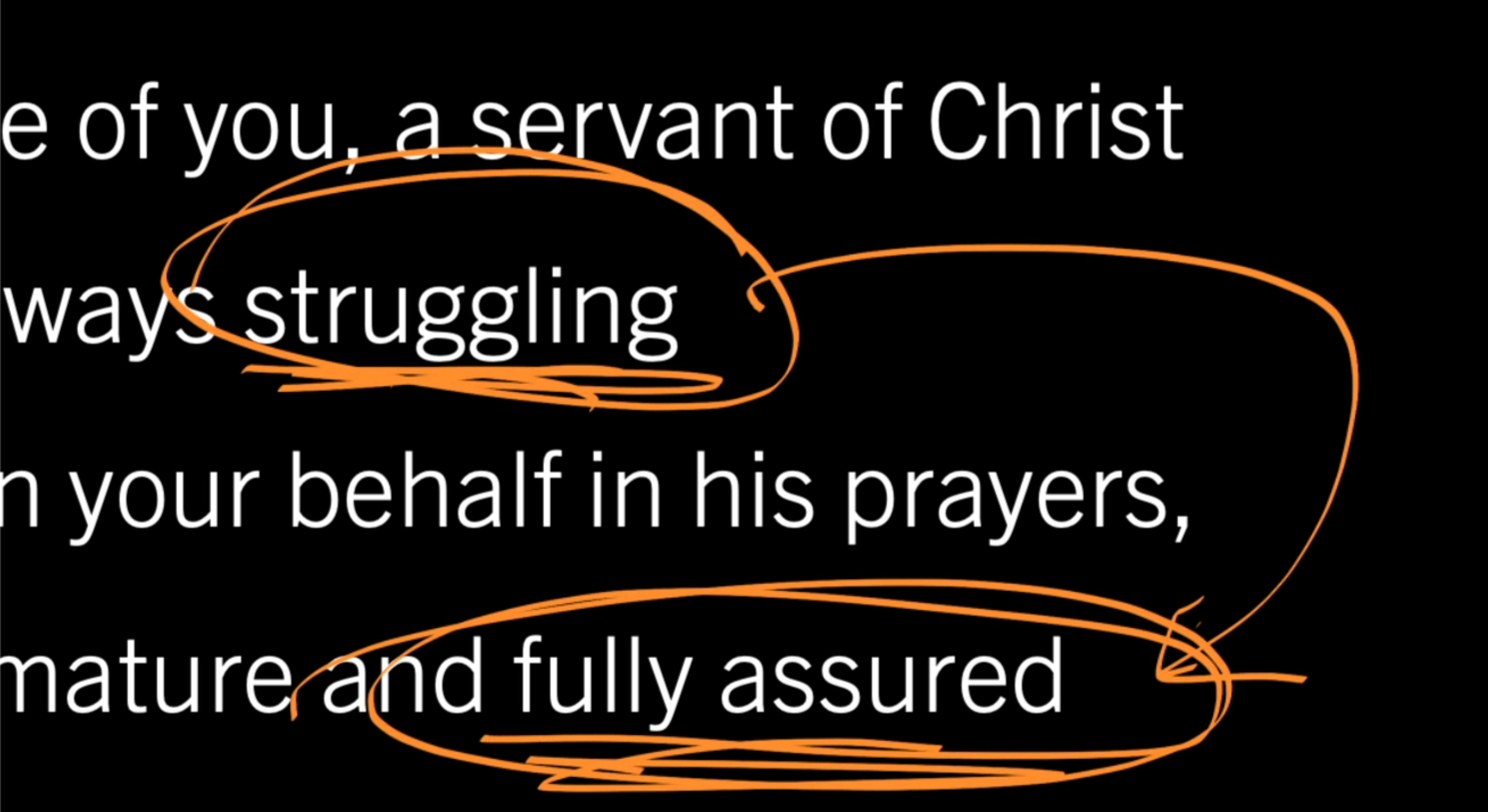 What Was Worth So Much Struggle? Colossians 2:1–3, Part 1