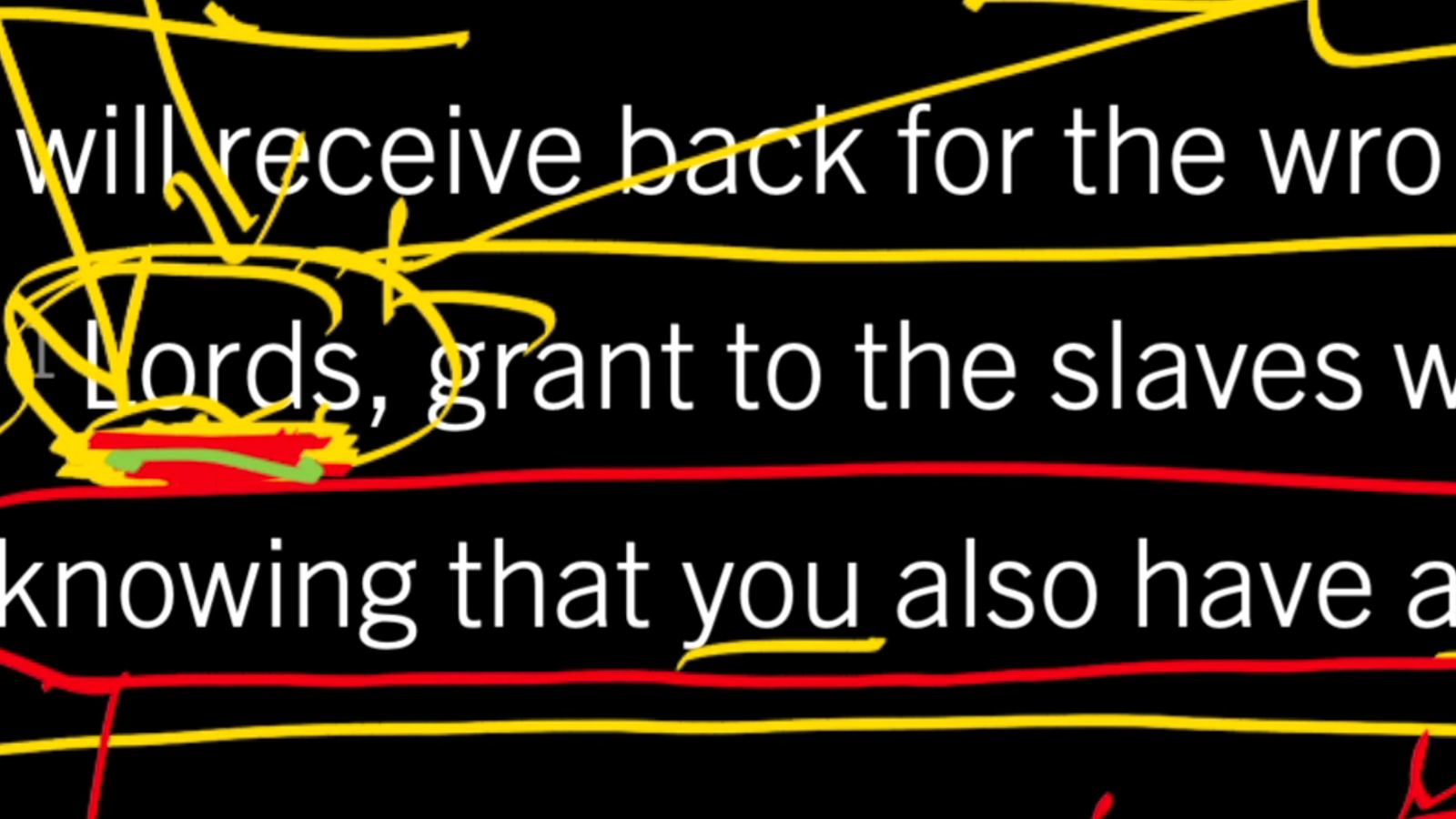 When Masters Are Also Slaves: Colossians 3:22–4:1, Part 6