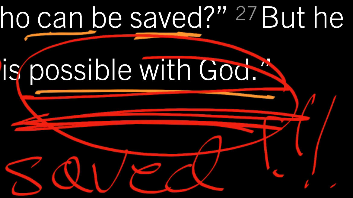 Luke 18:18–27: Your Money May Keep You from Heaven